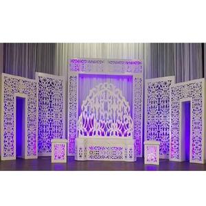 Panneaux de scène de mariage modernes en fibre de verre (FRP) légers et personnalisables pour toile de fond - Product Image 1