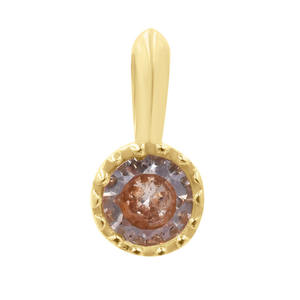 Pendentif de mariage en argent sterling 925 plaqué or et rhodium, forme zircon cubique en quartz cristal, pour la fabrication de bijoux et colliers - Product Image 5