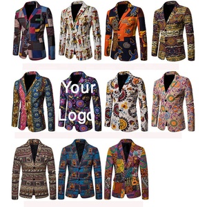 Blazer décontracté slim de créateur pour hommes Printemps Automne Nouvelle mode Vêtements d'extérieur-Top Exporter Blazers avec option grande taille - Product Image 6