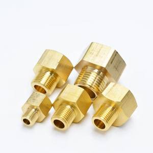 Raccord de tuyauterie en laiton durable, embout hexagonal réducteur, femelle à femelle, filetage, assemblage en gros - Product Image 6