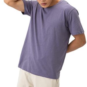 Camiseta de Algodón Peinado de 210 g/m², Manga Corta, Color Liso, Simple, para Hombre, al por Mayor - Product Image 3