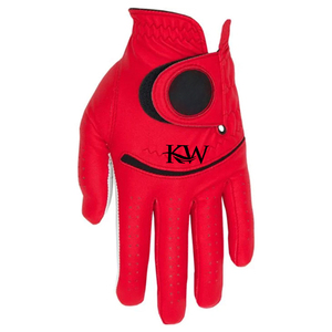 Pack de 1 paire de gants de golf pour enfants, bleu, rose, tissu doux, cuir respirant, élastique, main gauche, main droite, gants en cuir - Product Image 6