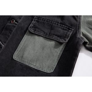 Fashion <b>Denim</b> Winter <b>Jacket</b> For Men <b>Lightweight</b> Casual Outerwear Modern Stylish Coat Comfortable Clothing For Everyday Outfits - Product Image 5