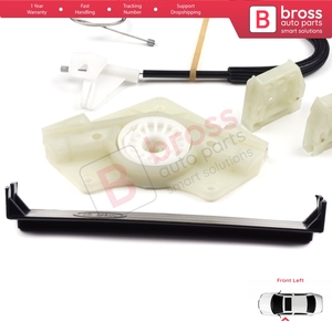 Juego de Reparación de Elevalunas Eléctrico BWR544, Puerta Delantera Izquierda para Octavia MK1 A4 1U 1U2 1U5 2001-2010, 4/5 Puertas, Facelift 1U0837461B - Product Image 6