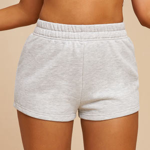 Pantalones Cortos Deportivos de Cintura Alta Elástica para Mujer, de Secado Rápido, Ecológicos, de Color Sólido, Corte Regular, Casuales, para Verano - Product Image 3