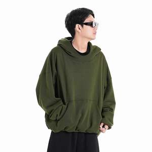 Sudadera con Capucha para Hombre, Otoño-Invierno, 100% Algodón, Estampado Serigrafiado, Ecológica, Personalizable, Tejida, Color Sólido - Product Image 1