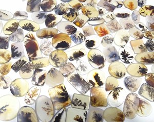 100% naturel Shazar dendritique Agate lâche pierres précieuses Cabochon pierres précieuses en vrac en gros mélange forme pierres précieuses pour la fabrication de bijoux - Product Image 4