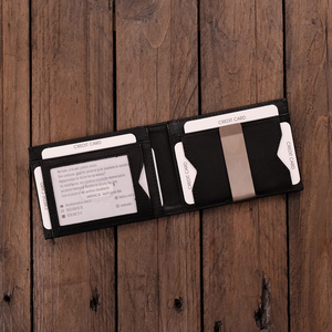 Modica Arena-Cartera Hombre Minimalista Clip Dinero Piel Genuina (Premium) - Product Image 2