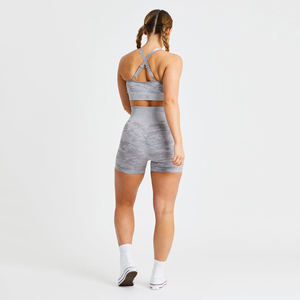 Short de sport taille haute pour femme Short de sport respirant pour la course et le yoga Prix de gros avec quantité minimale de commande bas - Product Image 2