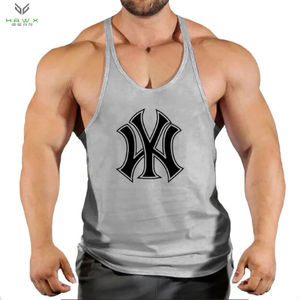 Camisetas sin mangas atléticas para gimnasio y entrenamiento para hombre, camisetas sin mangas transpirables de secado rápido para culturismo, camisetas sin mangas de talla grande personalizables OEM - Product Image 6