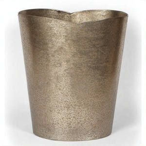 Cubo de basura AluToss, cubo de basura de Metal en relieve para el hogar, oficina, cocina, restaurante, baño, para gestión de basura de papel de desecho - Product Image 2