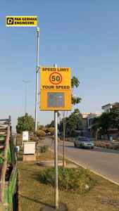 Traffic Control LED Sign Vehicle Speed <b>Detector</b> Display <b>Radar</b> Speed Monitoring - Product Image 4