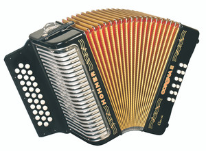NOUVEAU Fournisseur de l'accordéon diatonique Hohner 3500FB Corona II 31 boutons FBbEB blanc avec sac et sangles - Product Image 3
