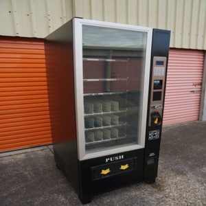 Commercial Vending Machine Black Stainless Steel 200-300 Pcs Capacity LCD Display Coin Change Return Push <b>Dispenser</b> For Sale - Product Image 1