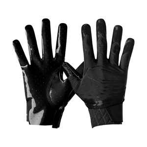 Gants de receveur de football américain pour jeunes, design personnalisé, tissu en cuir respirant, équipement sportif multifonctionnel, QST INTERNATIONAL - Product Image 6