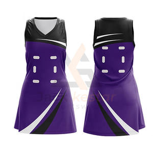 Uniforme de Netball Femenino de Alta Calidad en Existencia, Impresión Digital, Poliéster/Nailon, Ligero, Transpirable, Diseño Único, Hecho en Pakistán - Product Image 3