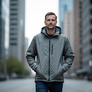 Ropa deportiva Stand Collar Training Running Soft-Shell Jacket Hombres Zip Up Rain Coat Hombre Quick Dy Trekking Chaquetas Hombres - Product Image 4