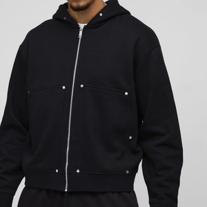 2025 Gones เสื้อแจ็คเก็ตมีฮู้ดแฟชั่นผู้ชาย, เสื้อฮู้ดทรงหลวมสำหรับฤดูใบไม้ร่วงฤดูหนาว - Product Image 1