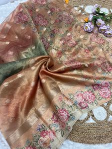 Hermosa Digital Impreso Tradicional Tejido Suave Seda Saree Última Exclusiva Elegante Blusa Étnica Fiesta Boda Desgaste Para Mujeres - Product Image 3