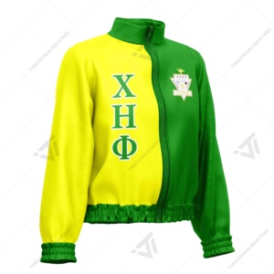 Chaqueta cortavientos de cuerpo corto bordada, ropa de hermandad Chi Eta Phi al por mayor, parafernalia griega - Product Image 3