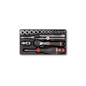 Ensemble d'outils Usag de 19 pièces, douilles hexagonales à cliquet - Product Image 1