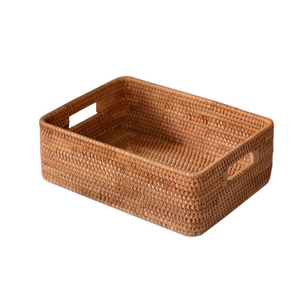 Meilleur prix de gros bac en rotin Excellent choix pour les décorateurs d'intérieur à la recherche de solutions de stockage de blanchisserie direct d'usine Viet Nam - Product Image 5