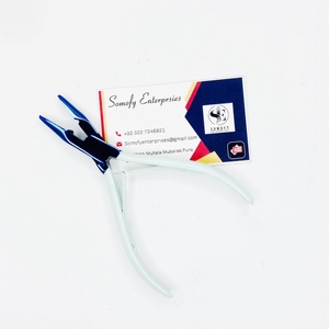 Pince à cheveux de salon en acier inoxydable personnalisée, perles à 2 trous, 15g, instrument de beauté multifonctionnel, coupe, sélection, haute qualité - Product Image 5