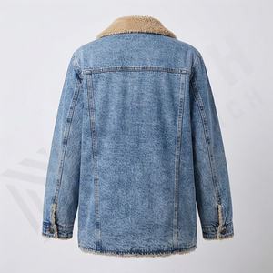 Ensemble veste et pantalon en jean pour enfants élégants, tendance et amusant, jean pour filles, tendance, lavage clair, tenue de luxe, couleur personnalisée, streetwear décontracté - Product Image 2