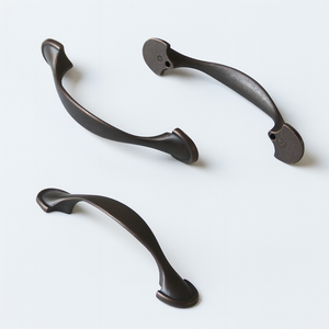 Tirador de Gabinete Curvo de Aleación de Zinc, Herraje Contemporáneo para Muebles, Ecológico, Duradero, para Cocina, Dormitorio, Sala de Estar, Comedor - Product Image 6