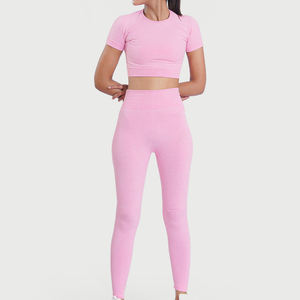 High Quality Elastic Waist Spandex Nylon High Rise <b>Leggings</b> <b>Leggings</b> For <b>Women</b> Gym - Product Image 3