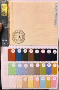 Tissu de chemise teint Bristol 70 Lee de qualité supérieure, largeur 58, mélange de coton et de polyester pour vêtements pour hommes et femmes - Product Image 4