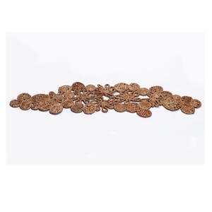 Woven Round Decorative Handmade Baskets <b>Large</b> Rattan Wall Decors <b>Art</b> for Farmhouse Hanging Woven Wall Basket Decor From BD - Product Image 1