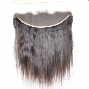 Cabello Frontal Natural de la Mejor Calidad para Exportación, 13x4, Liso, Negro, Textura Suave, Puntas Gruesas y Saludables, Disponible para la Venta en Línea - Product Image 2