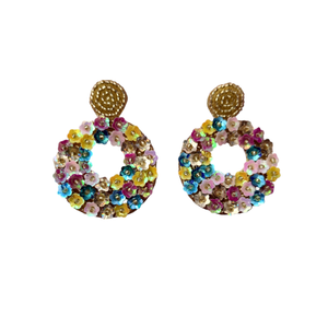 Pendientes de cierre abierto de último diseño 2024 hechos a mano de La India, precio al por mayor de alta calidad - Product Image 1