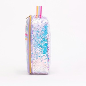 Purple - The unicorn lunch box constructed the <b>sequin</b> <b>material</b> with shiny effects, attracts most girls eyes. - Product Image 2