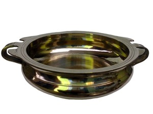 High Quality Brass Urili with <b>Gold</b> Shiny Polish Finish <b>Kitchen</b> Table Top Dinnerware For Diwali Celebrations . - Product Image 5