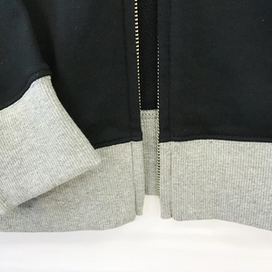 Chaqueta Bomber Negra Estilo Universitario con Diseño de Logotipo Personalizado al por Mayor OEM, Chaqueta de Invierno y Primavera con Cuello Alto para Hombre y Mujer - Product Image 4