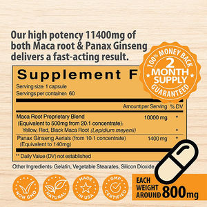 <span class=keywords><strong>La</strong></span> <span class=keywords><strong>Molina</strong></span> Tablet ekstrak <span class=keywords><strong>Maca</strong></span>, peningkatan pantat dengan pil pembesar berat badan kapsul ekstrak Label pribadi - Product Image 2