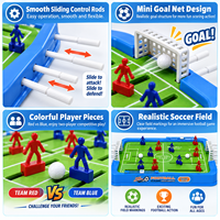 Jeu de football de table portable pour enfants, jeu de société interactif pour deux joueurs, idéal pour le divertissement sportif en intérieur, vente en gros