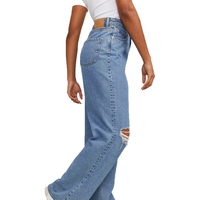 Jeans en denim personnalisés 2025 pour femmes, pantalon skinny, taille haute, jeans pour femmes, grande taille, vente en gros, respirant, extensible