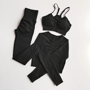 Ensemble 2 pièces pour femmes-Soutien-gorge de sport à impact et pantalon de yoga taille haute Ensemble 2 pièces pour femmes-Soutien-gorge de sport et pantalon de yoga - Product Image 6