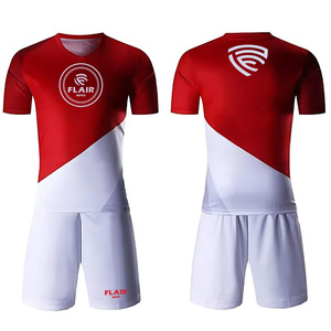 Tenue de football unisexe de haute qualité, design personnalisé, impression par sublimation, maillot de football respirant à manches courtes, ensembles uniformes - Product Image 1