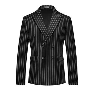 2025 automne luxe hommes robe costume haute qualité velours Blazer avec estampage à chaud imprimé veste affaires mode Style - Product Image 2