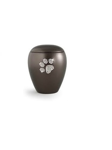 Meilleure vente Urne pour cendres d'animaux de compagnie Urnes avec empreintes de pattes pour animaux Taille métallique Personnalisable Vente en gros Fournitures funéraires d'Inde - Product Image 6