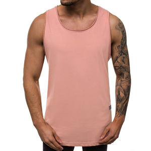 <b>Men</b> Gym Singlets Custom New <b>Men</b> Sports Singlet 95% Cotton 5% Spandex <b>Mens</b> Cutoff Tee Bodybuilding Tank - Product Image 1