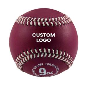 Venta al por mayor de pelotas de béisbol de cuero sintético PVC de 9 pulgadas para entrenamiento de adultos pelotas de béisbol con logotipo personalizado - Product Image 2