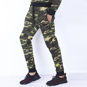 ผู้ชายกีฬาผ้าฝ้ายแฟชั่นที่กําหนดเองขายร้อน Camo Jogger วิ่งกีฬากางเกงเหงื่อสบายๆ - Product Image 3