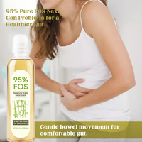 Sirop Prébiotique FOS Adapté à Tous les Publics, Sans Sucre, Équilibre Doux de la Flore Intestinale, 95% de FOS à Haute Teneur