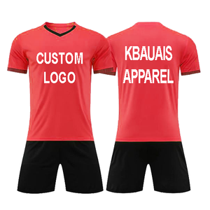 Custom Eco-Friendly Athletic Soccer Wear Set for Men Cotton/Polyester Blend Custom Logo & Team Details OEM Service - Product Image 4