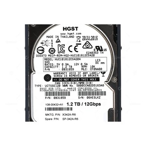Disque dur NETAPP X342A-R6 1,2 To 10 000 tr/min 12 G SAS 2,5 SFF pour DS2246 DS224C FAS2650 FAS2750 dans la catégorie Stockage Réseau - Product Image 4